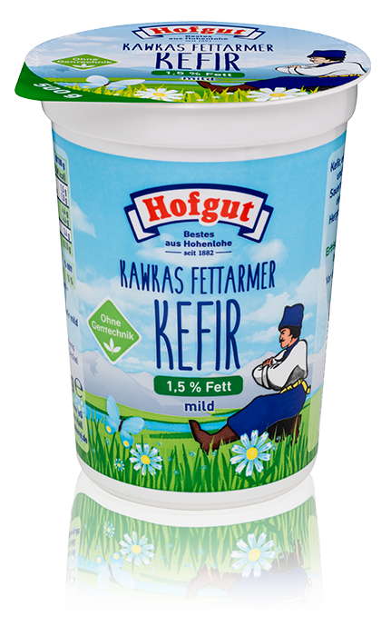 Hofgut low-fat Kawkas Kefir mild 1.5% 500g